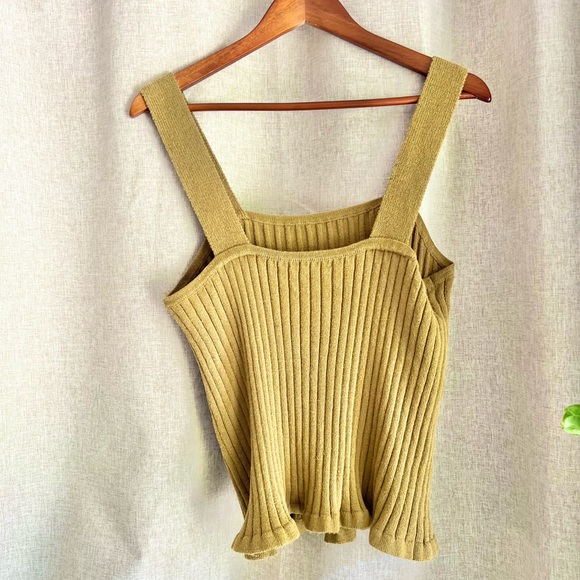 Olive Green Madewell Top - Picture 2 of 3